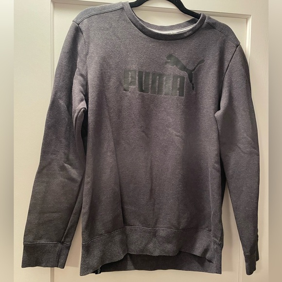 PUMA dark grey men’s pull over sweater small - Picture 2 of 4